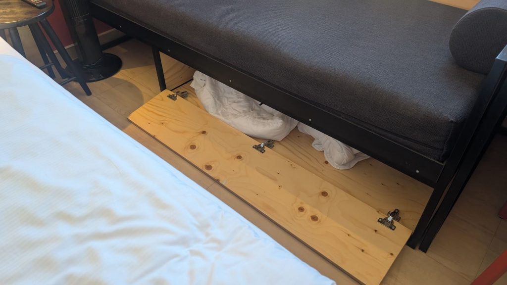 Eigene Bettwäsche für das dritte Zusatzbett